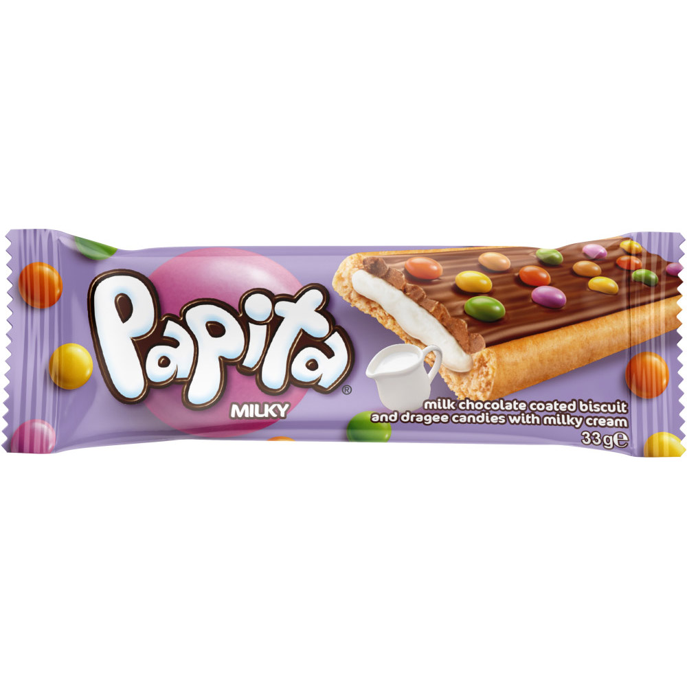 Solen Papita prajitura cu ciocolata lapte 33g - Ciocomania